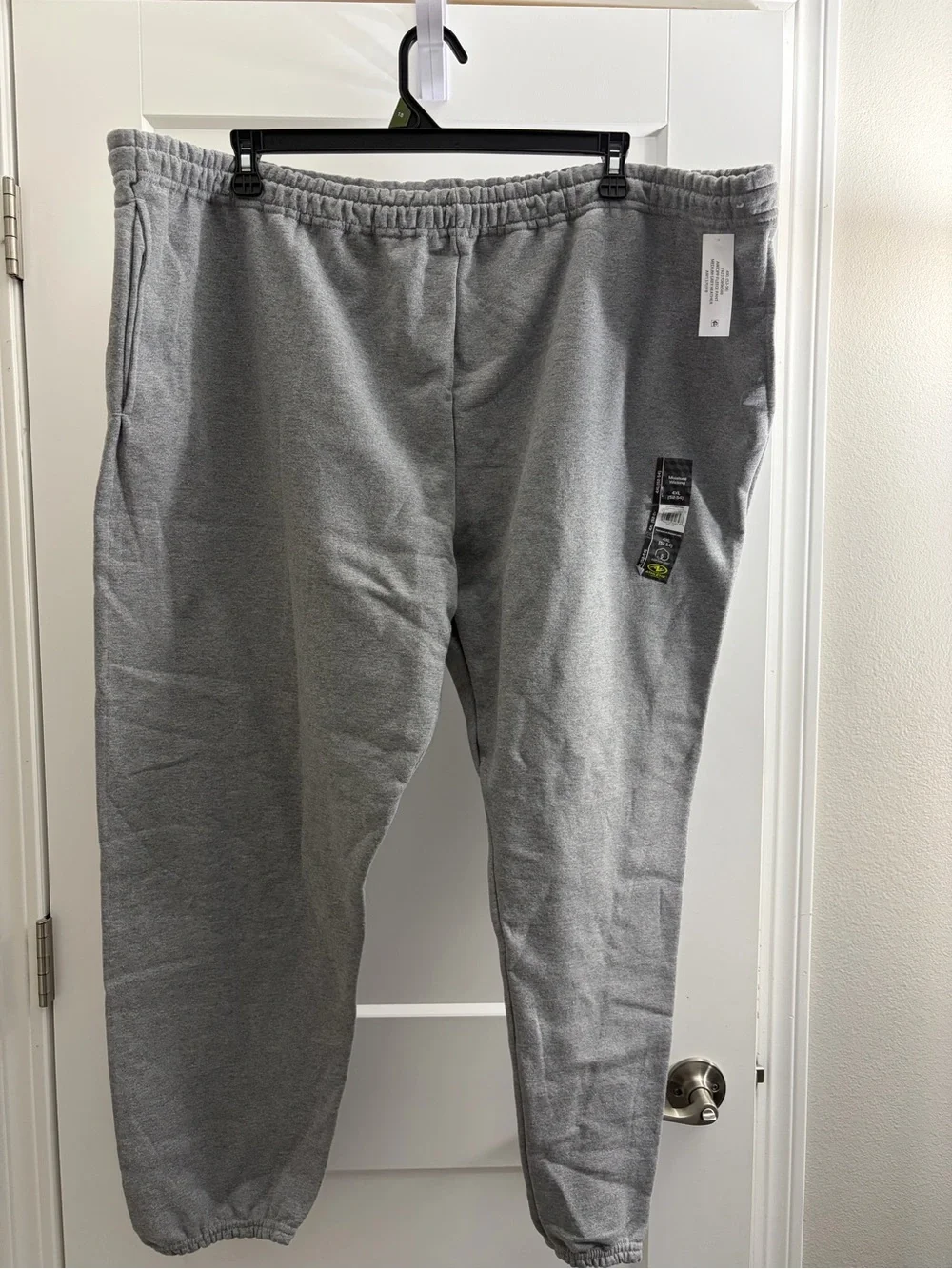 4XL Men's Gray Athletic Sweatpants - Comfortable Everyday Joggers
